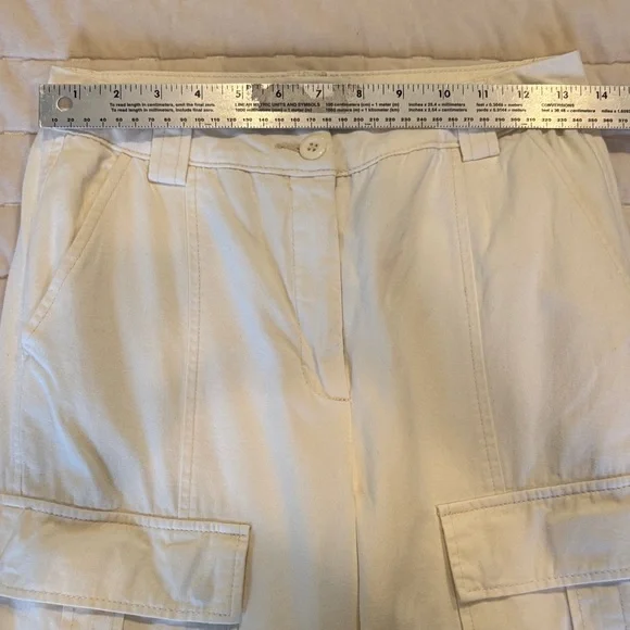 Pistola Morgan Cargo High Rise‎ Pants in Cream - size 25 - Picture 11 of 15